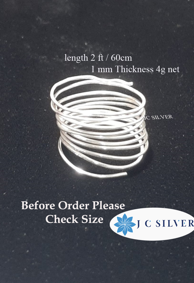 925 Purity Silver Wire for Pooja/Mandir/Temple Spiritual Workship, Wealth & Luck