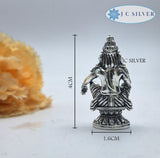 AYYAPPA SWAMY IDOL PURE 925 SILVER