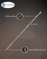 925 silver neackles back chain