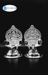 pure 925 silver Kamakshi Lamp Diya