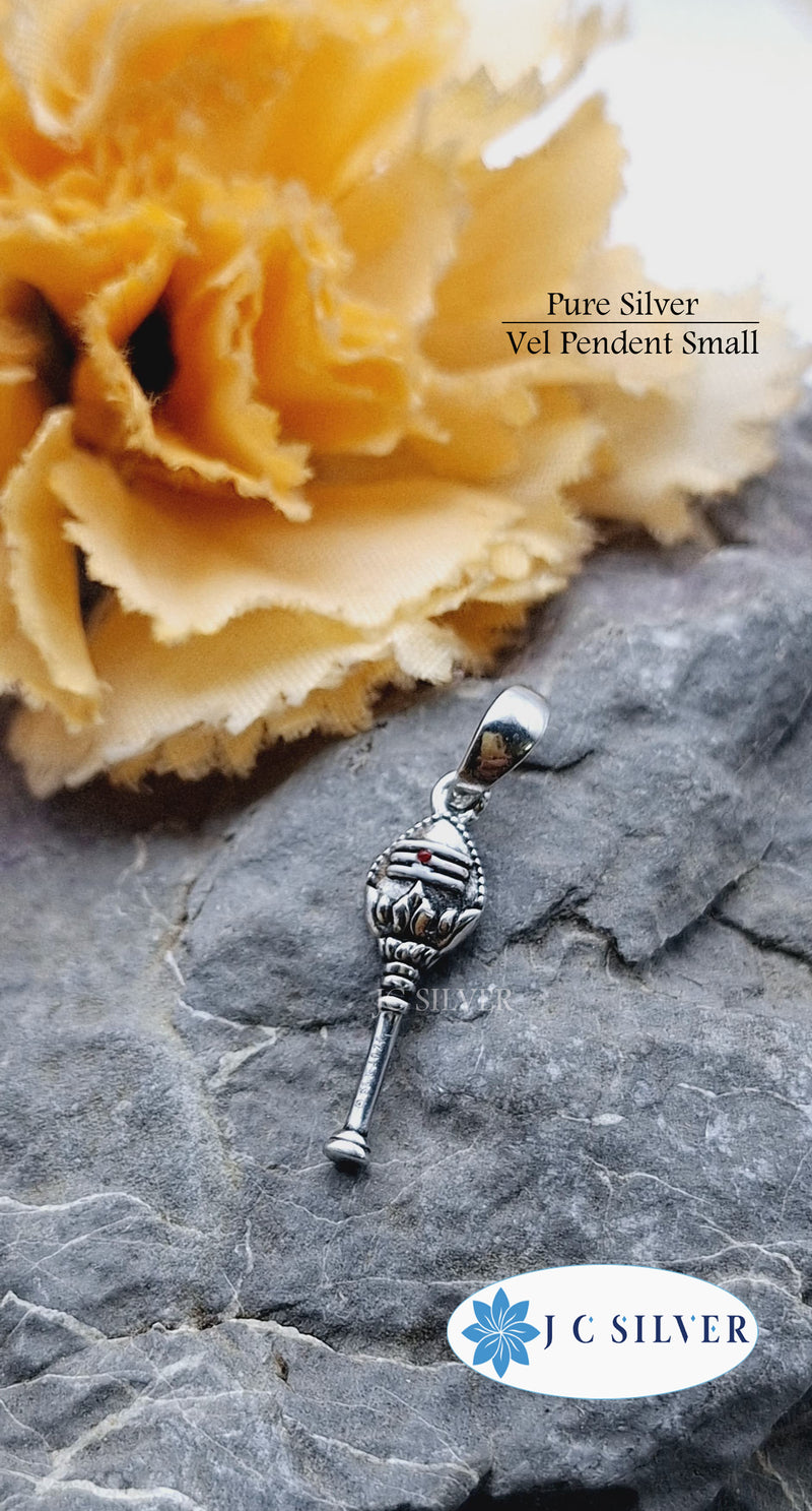pure 925 silver Vel Pendant