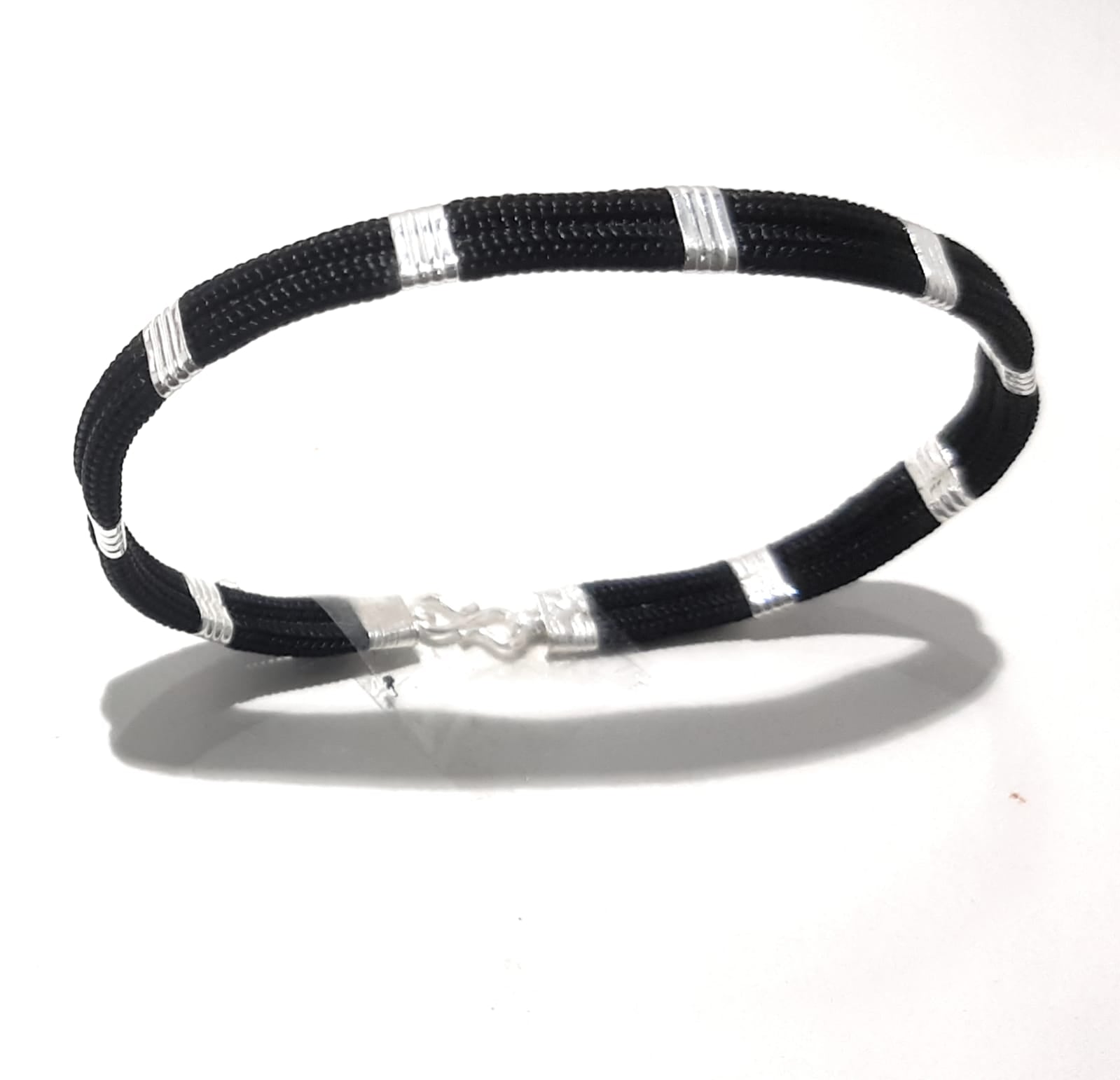 Black Thread Bracelet for Men and Boys Nazariya – JC Silver Jewellery