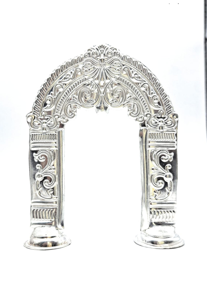 SILVER PRABHAVALI pure 925 silver Prabhavali Frame | Prabhawal | silver Arch for Home | Prabhavali silver Frame | silver Arch | Prabhaval | silver Prabhavalli