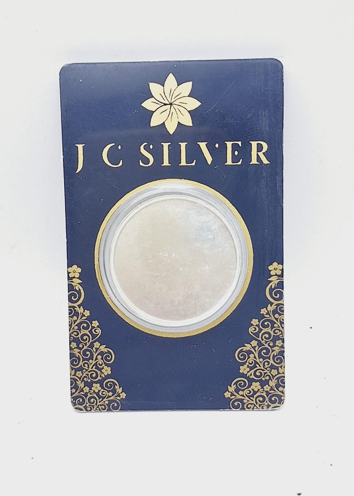 pure 999  Personalised text / image silver coin laser printing