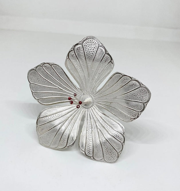 Pure 92.5 Silver Flower big